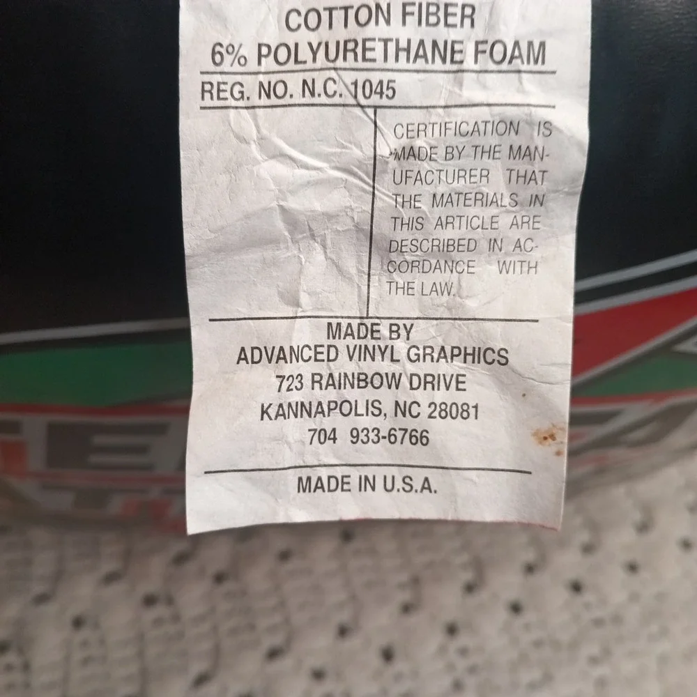 Vintage Y2K BOBBY LABONTE #18 Nascar 2000 Joe Gibbs Racing‎ Pillow Seat Sports